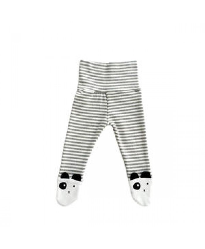 Korean version of the spring and autumn baby big PP pants men and women baby foot even foot pants newborn leggings pantyhose tid