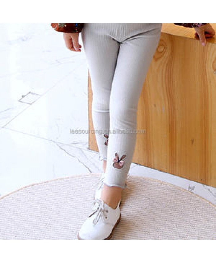 Leesouring Latest designs kids girl baby jacquard leggings fancy jacquard legging pants