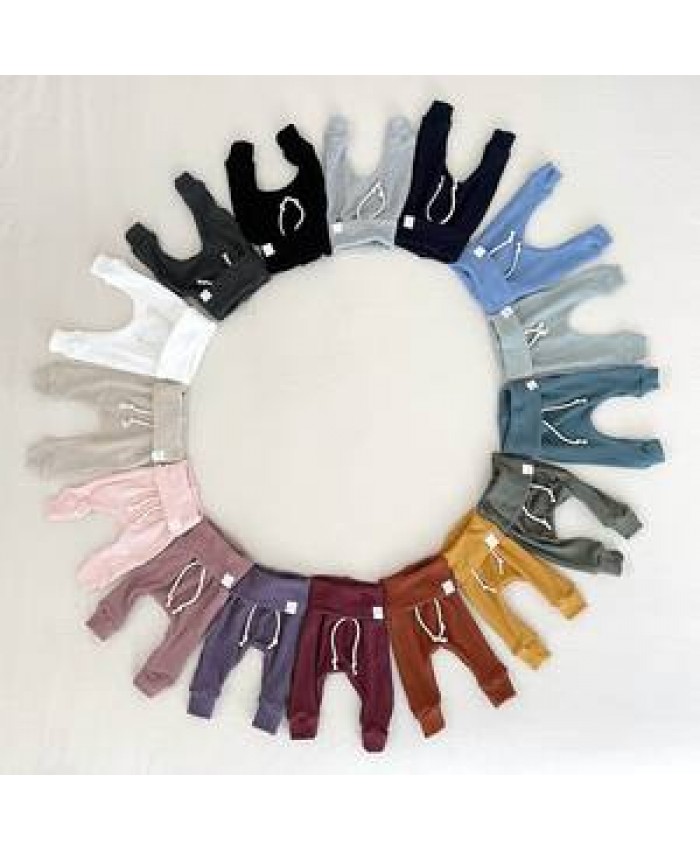 Waffle baby leggings solid baby leggings, neutral baby pants, baby cotton clothes