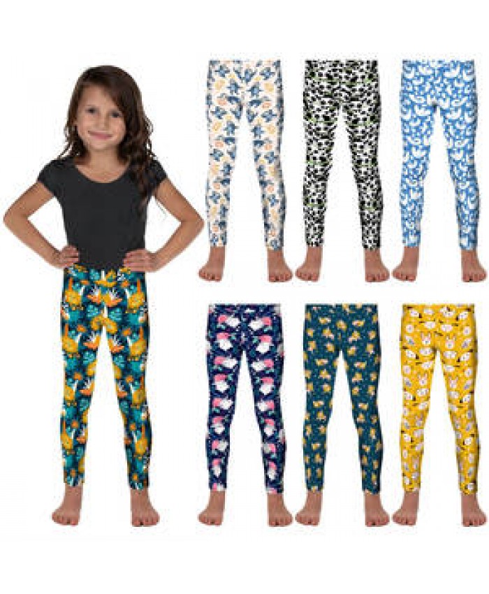 RTS Fast Delivery Custom Printed Baby Pants Girls Leggings For Kids Baby Buttery Soft Legging For Children