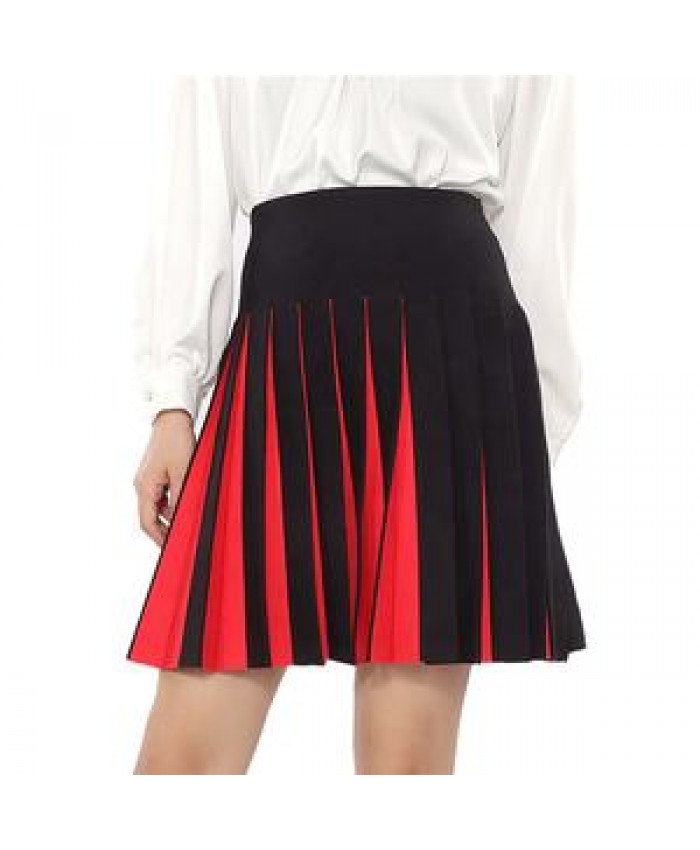 Knitwear manufacturers custom Summer fashion knit pleated skirt high waist Elastic sexy women's skirts