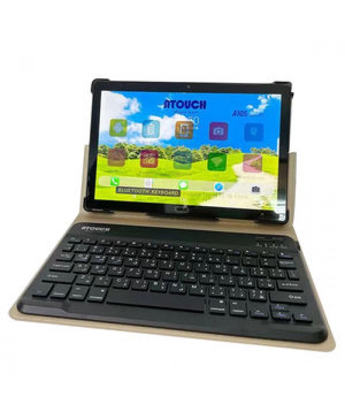 WIFI New Smart Tablet with 10.1 Inch Screen 4GB ram 128GB Tablet PC with Keyboard and Silicon Case Set
