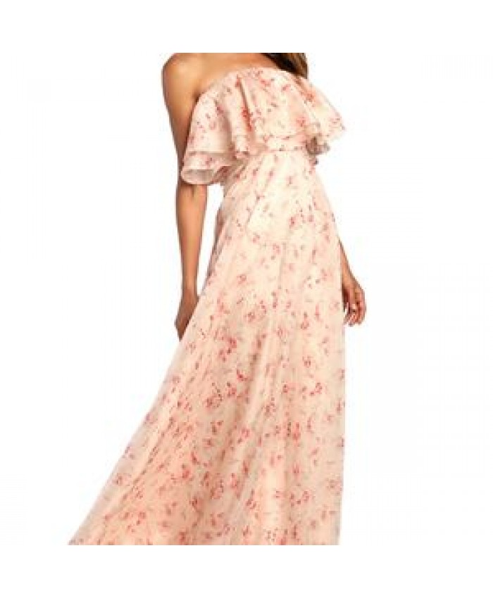 New Summer On Vacation Style Solid Color Slash Neck Longuette Sweet Women Satin Dress