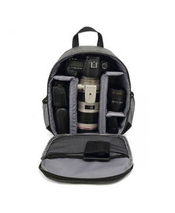 Large Capacity Front Open professional travel Canvas Waterproof dslr camera Backpack video camera bag