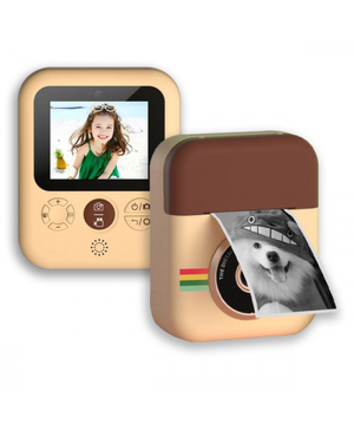 Factory Direct Kids Toy Instant Print Camera Mini Camera With HD Video Recording Dual Lens Thermal Photo Paper For Kids Gift