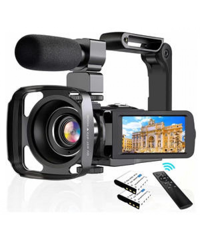 4K camcorder 56MP HD digital camera Wifi with microphone touch screen HD4KS-56M