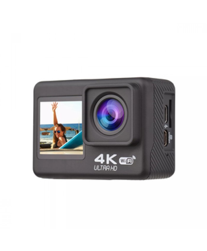 4K 60FPS 20MP 2.0 Touch LCD EIS Dual Screen WiFi Webcam Waterproof Helmet Sports Video Cam K80 Action camera