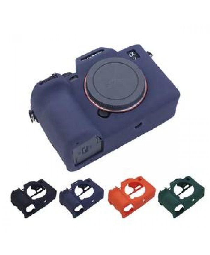 Silicone Camera Case Bag Cover for Sony A74 A7M4 A7IV A7R IV