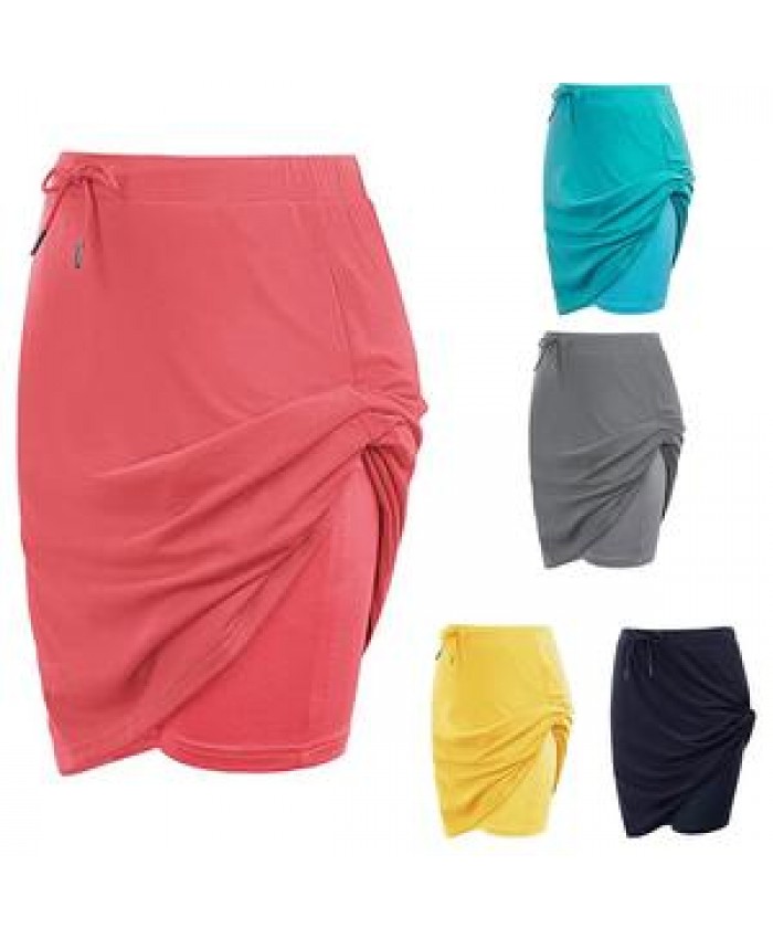 Hot Selling Women Fitness Wear Quick-Drying Stretch Sexy One-Piece Short Skirt