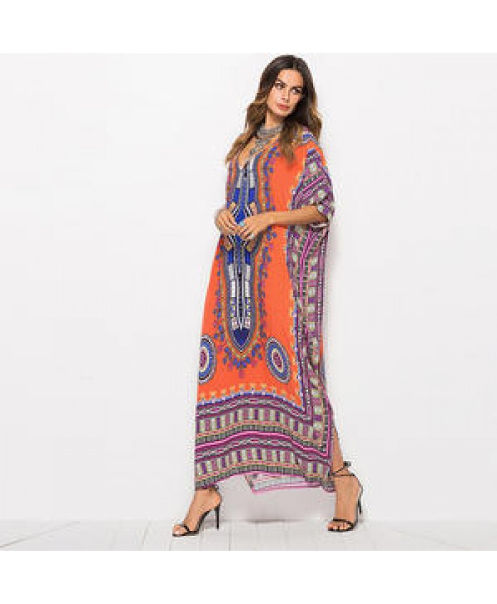 Wholesale 2022 Spring Summer Women Dresses Large Size Hot Sale South American Style Printed Casual Fashion Dresses