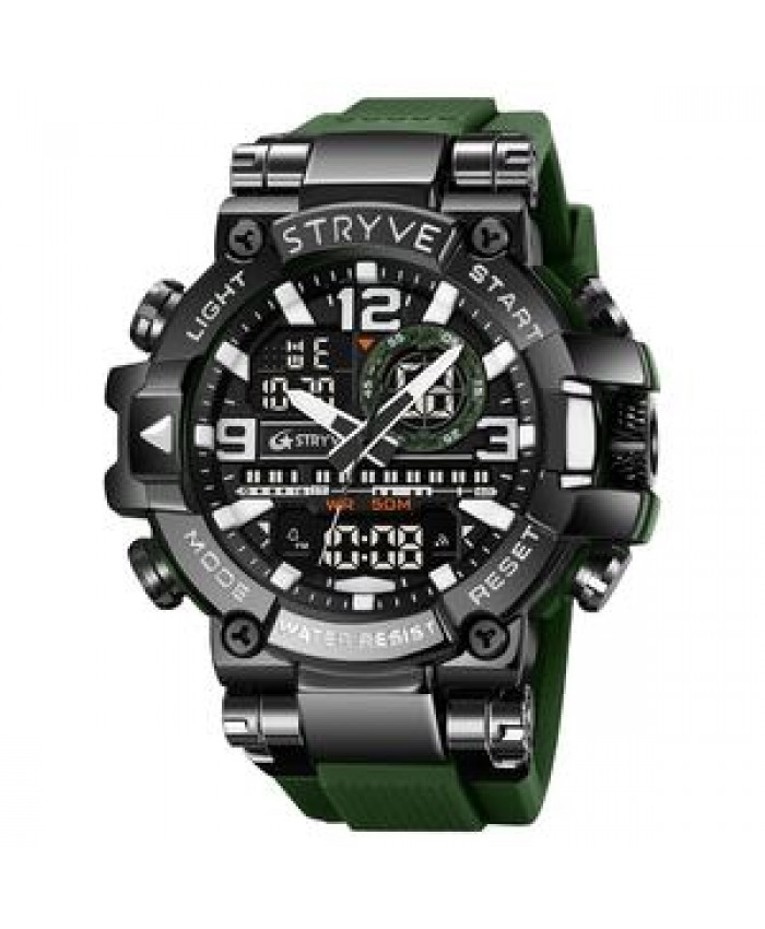 STRYVE new men's quartz watch casual sport watch luminous waterproof and other multifunctional digital watch relogio masculino