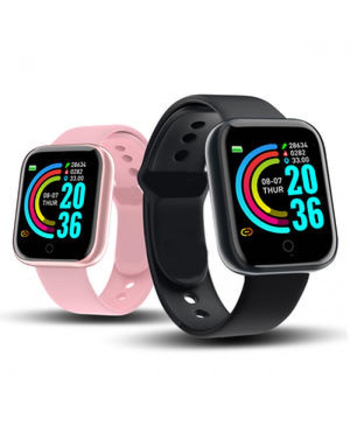 2021 Hot Selling Smartwatch Blood Pressure Heart Rate Monitor Y68 D20 Smart Watch D20s