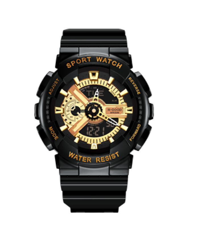 TK-0009 Dual Display Sport Watch Black Friday Luxury Men's Digital Analog Watch