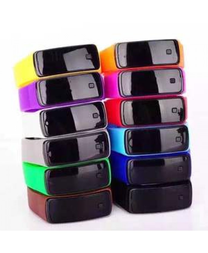 Sports led Digital Display touch screen watch belt silicone bracelets LED Touch Watch