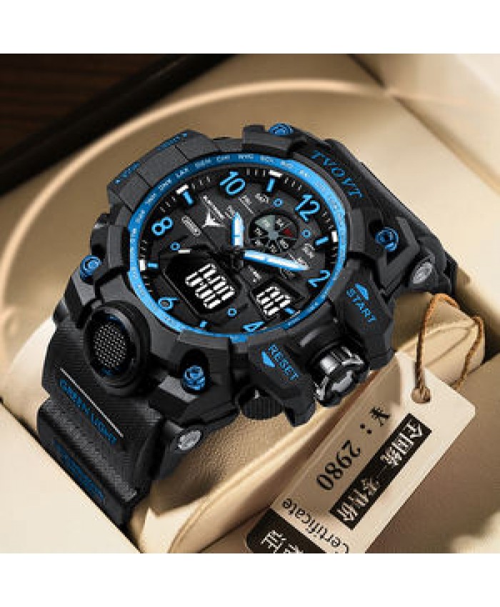 Japan Movement LED Display Sport OEM Watches Custom Logo Men Wrist Waterproof Reloj Digital Watches