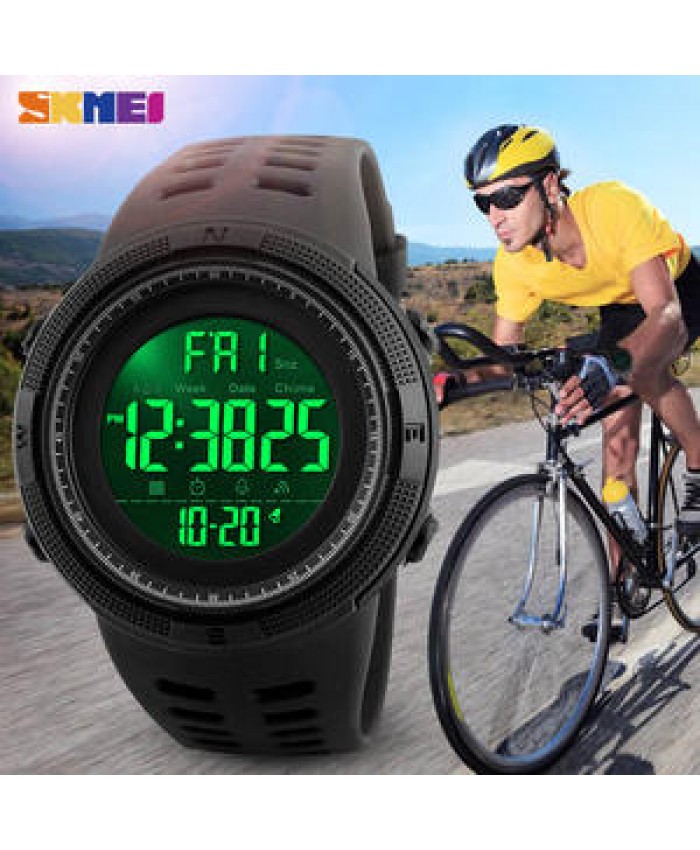 SKMEI 1251 Fashion Outdoor Sport Watch Men Multifunction Watches Wrist Military Clock LED Digital Watch In Wristwatches Montre