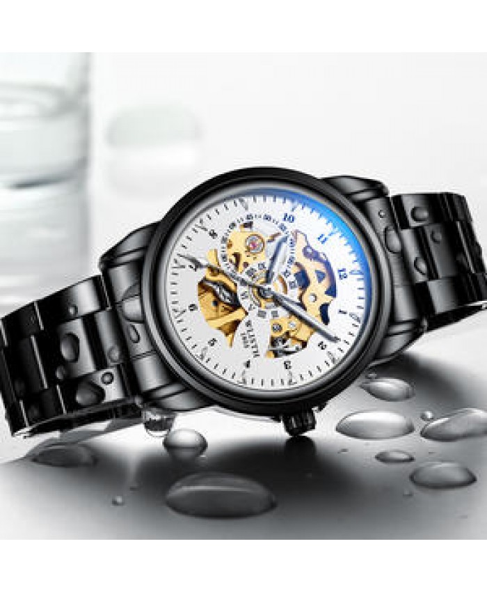 Stainless steel business fashion retro men's mechanical OEM automatic watch