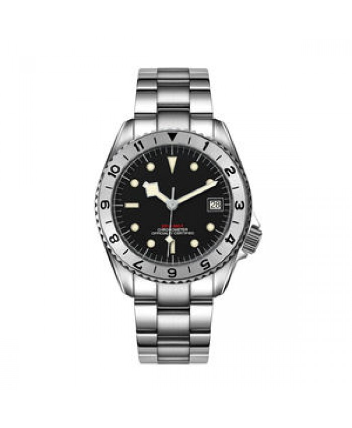 Stainless Bezel Diving Watch NH35 Movement Automatic 200 Meters Water Resistant Diver Watch Mechanical