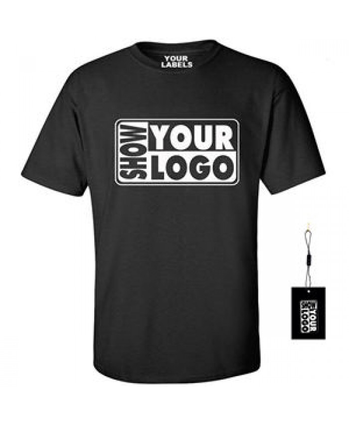 Free shipping mix size color high quality 100% premium cotton t-shirt , custom print men t shirt with your logo or design print