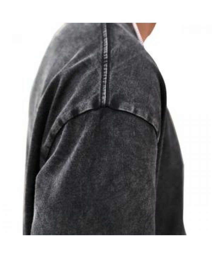 Wholesale printing blank Acid Wash blank Tshirt vintage style heavyweight cotton oversize men vintage t shirt