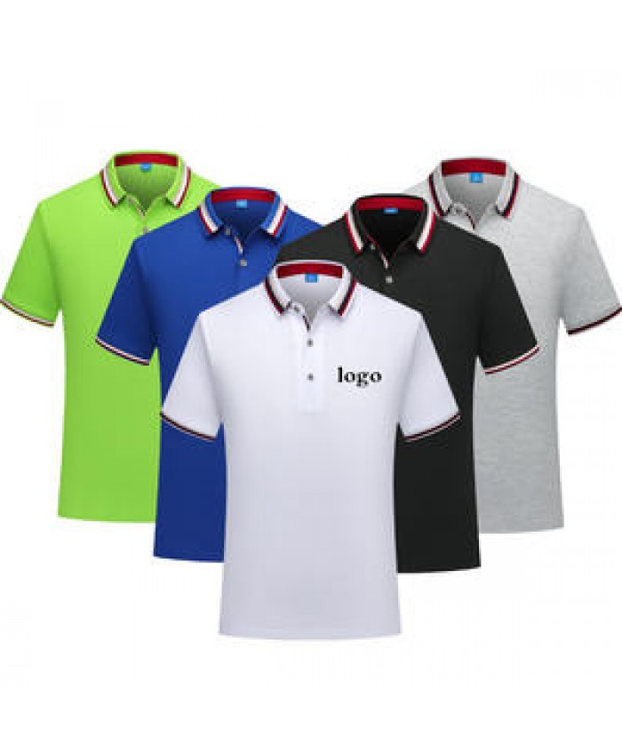 polo tshirts 100% cotton men's shirt custom golf polo shirts custom logo polos t shirts for men