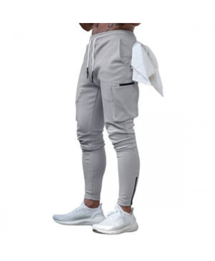 Gym Sweat Workout Fitness Pants Men Trousers Joggers Streetwear Casual Pants
