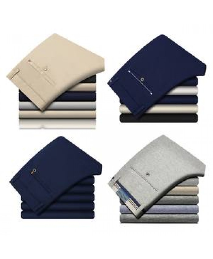 New men's business slim high stretch pants men's casual pants suit pants wholesale
