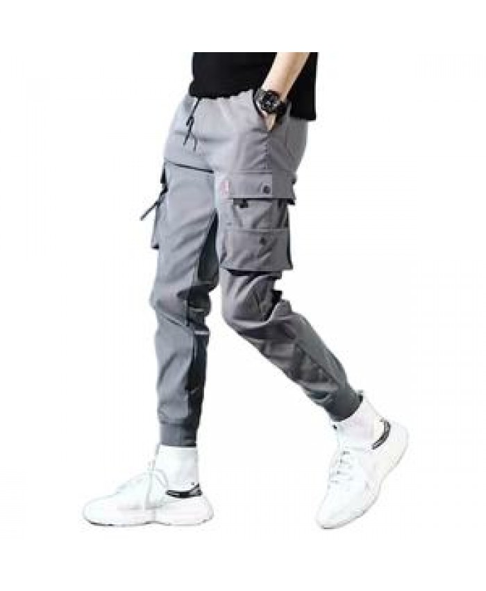 Autumn Cargo Pants Multiple Pockets Trousers Hop Harem Pants Sports Trouser Casual Jogger Men Sweatpants