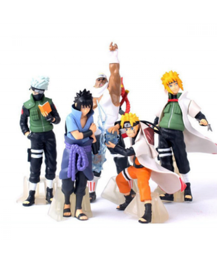 Wholesale 32-generation 5 styles big size model doll Kakashi Sasuke Boy action figure toys Naturo
