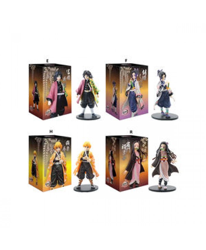 15 styles Hot-selling Anime Demon Slayer Character Model Decoration Collection Toy Blind Box Action Figure