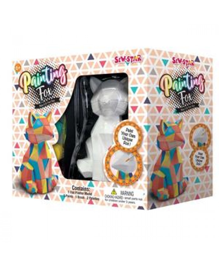 Arts crafts Children diy toys craft kit arts and crafts make your own fox painting kits for kids age 6 7 8 9 10