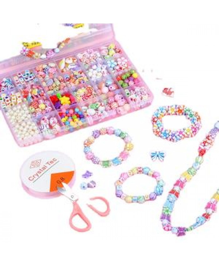 Children Creative DIY beads toy Kids girls handmade art craft educational toys for girl gifts presents
