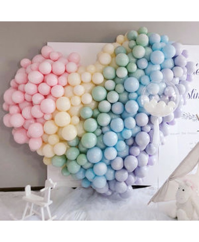 100Pcs Pastel Latex Balloon 10 Inch Assorted Macaron Candy Color Party Balloons Kids Birthday Wedding Baby Shower Party Supplies