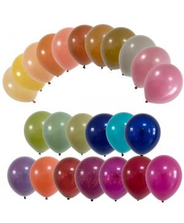 Hebei Balloons Factory Wholesale Multi Retro Balloon Matt Color Party Decoration Latex Balloons