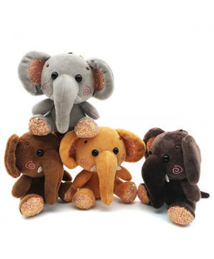 stuffed elephant plush toy keychain backpack hanging toy Classic toys