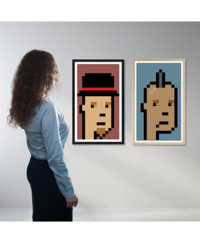 Photo 21.5 32 43 55 Inch 4k Wifi Large Cloud Smart Digital Nft Videos Photo Picture Art Frames Display Digital Wall Frame