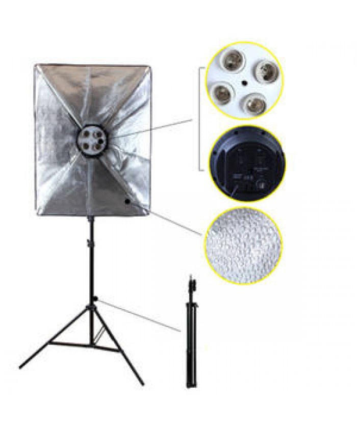 Photo Studio Softbox Kit Photographic Lighting Kit Camera & Photo Accessories Light Stand Softbox for Camera Photo