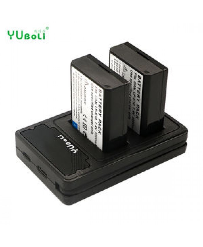 LP-E10 LPE10 LP E10 LP-E10 battery LCD dual charger type C port For Canon EOS 1100D 1200D 1300D Rebel T3 T5 T6 KISS X50 X70 L10