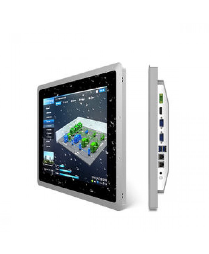 1024*768 4:3 DDR3 4GB SSD 64GB all in one industrial panel pc computer  embedded ip65 15 inch touch panel pc