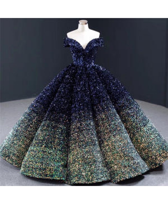 Bridal Wedding Dress gowns de mujer vestidos de novia de gala con brillo women gowns luxurious puffy dress