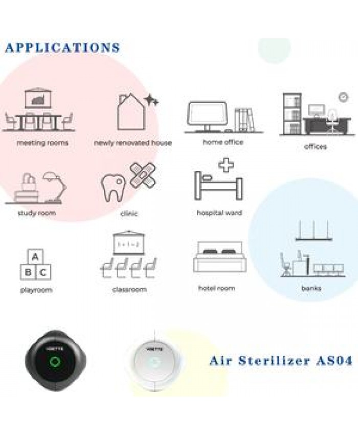 Other smart home appliances cold plasma sterilizer for large room living room baby room air purifier home hepa filter