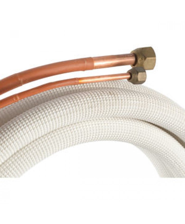 Parts Home 1/4 1/2 3/8 Split Air Conditioner Parts Pancake Pair Coil Insulated Copper Aluminum Twin Tube