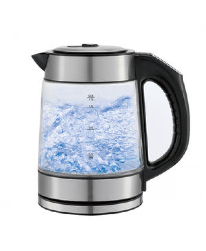 Home Appliance 1.7L 304 Stainless steel glass electric kettle
