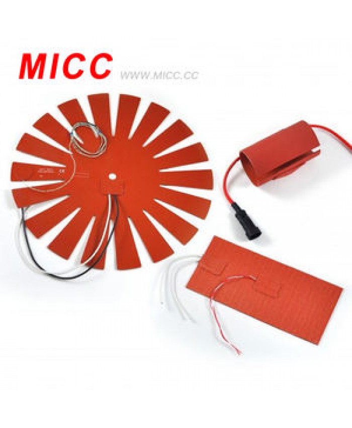 MICC customized high quality silicone heater pad /rubber heater