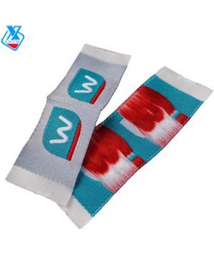 Factory Cheap Price Custom Name Logo Damask Garment processing accessories Woven Labels for Clothing and Cloth