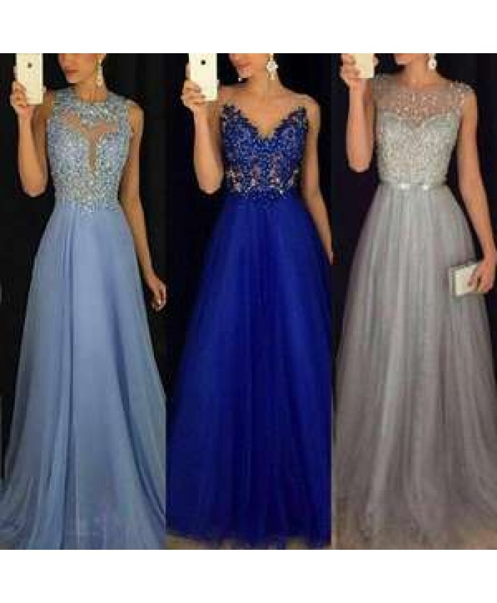 Custom Hot Sexy Luxury Wedding Dress Prom Ball Gown Evening Dress For Women Wholesale