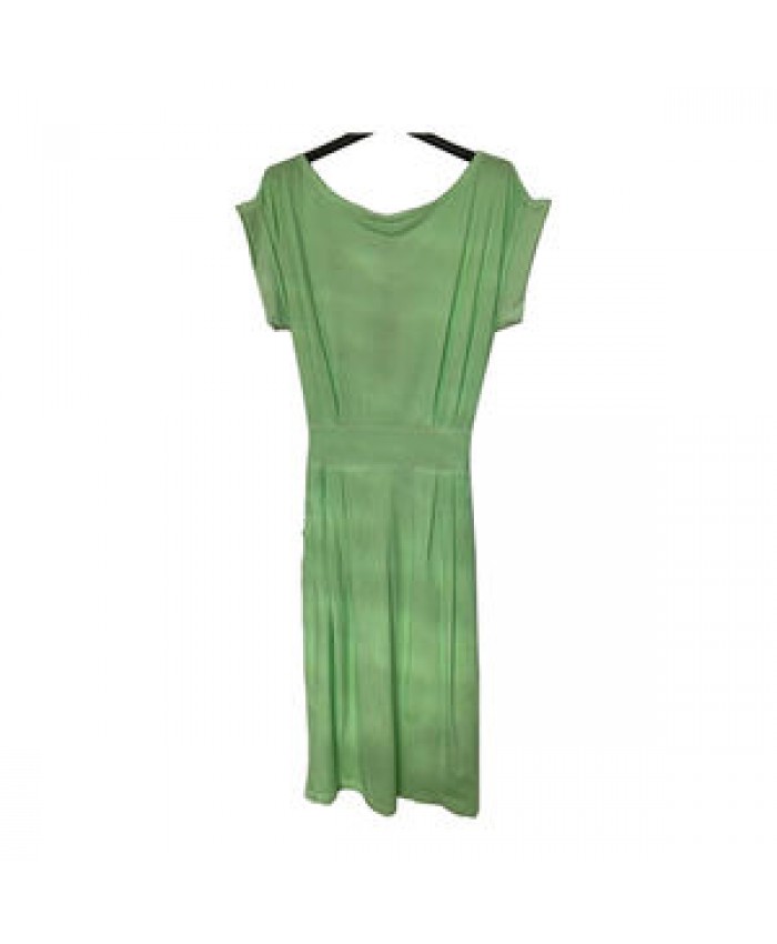 Made In Italy Hot Sale Breathable O Neck Lady Frock Casual Dress