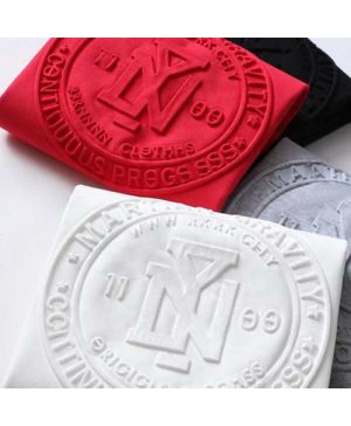 2022 Custom Logo Men 3d Print Embroidered T-shirt Short Sleeve 100% Cotton Tshirt Floral High Quality Embroidery T Shirt