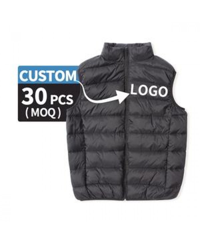 Custom Clothing Factory Vendors 3M Thinsulate Fiber Substitute Down Men's Vest Jacket With Your Logo