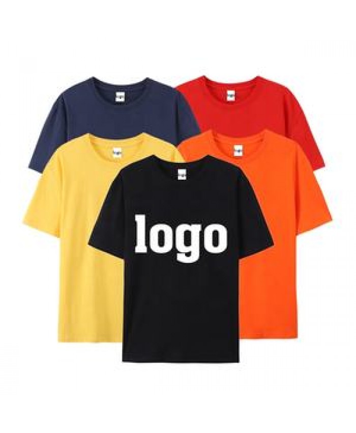 Wholesale factory cheap price 100 cotton summer style shirt custom logo men's clothing plus size for women and men